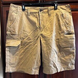 Bullhead Denim Skinny Tan Cargo Shorts - 36